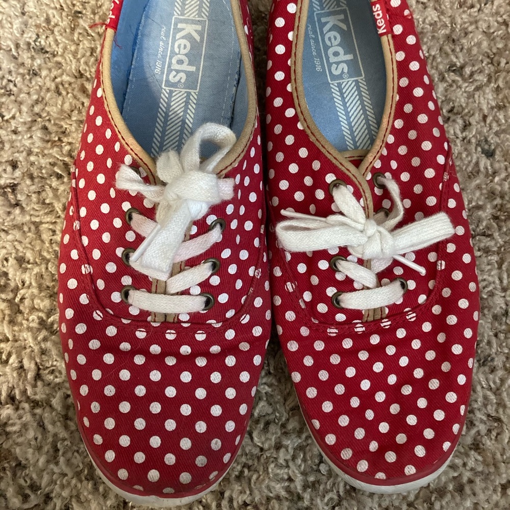 Keds Red Polka Dot Shoes